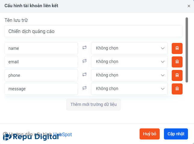 HubSpot-Repu-Hướng dẫn tích hợp HubSpot vào Ladipage-Dùng API Key-09