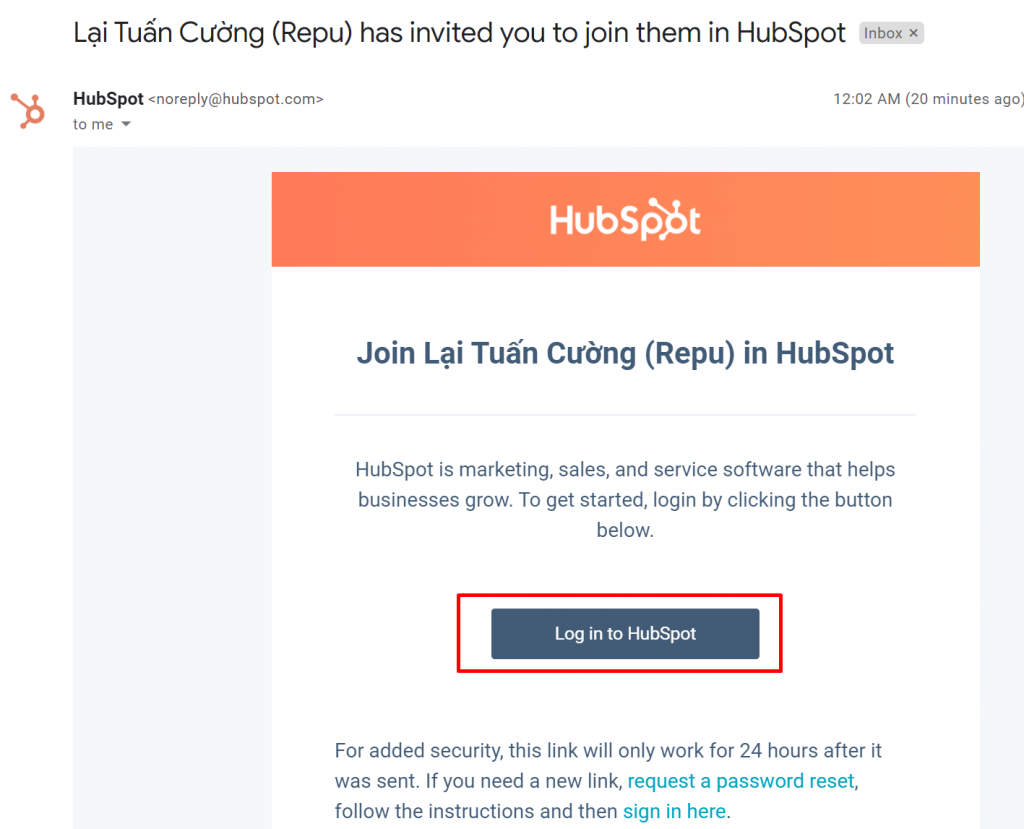 Hướng dẫn kích hoạt tài khoản HubSpot Academy từ Repu - 02