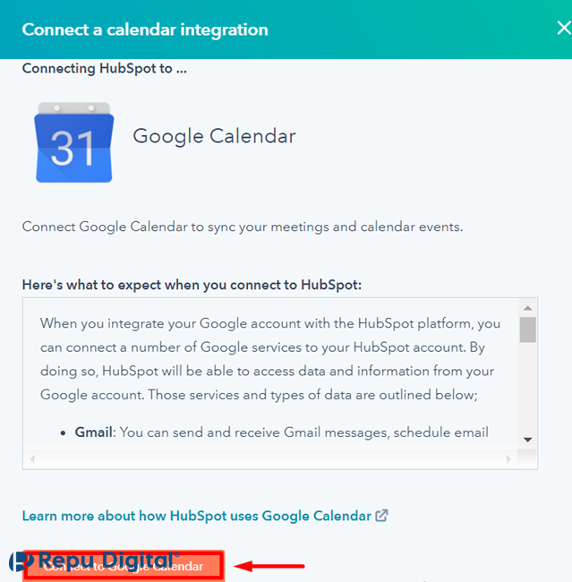 Connect-to-Google-Calendar