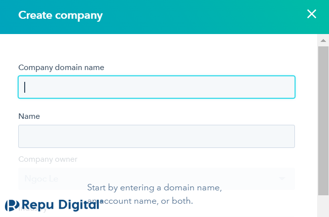 Create-company-in-Hubspot