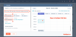 Hướng dẫn tạo lịch họp trong HubSpot Meeting 03
