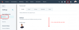 Hướng dẫn thiết lập màn hình mặc định sau khi đăng nhập HubSpot - Bước 1
