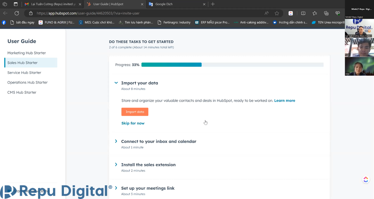 Repu Digital triển khai phần mềm HubSpot cho Agrix Vietnam